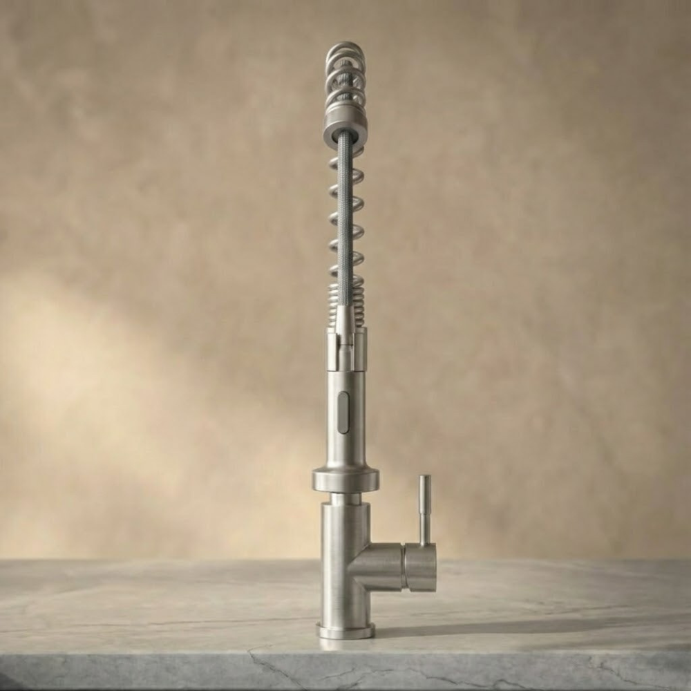 Helix | Zlewowa bateria kuchenna z wylewką z funkcją pull-down i podwójnym trybem sprayu